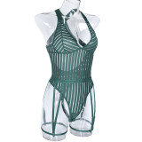 Sexy Teddy Bodysuit Lingerie With Belt