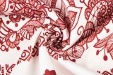 Pattern Print Blazer And Shorts Set