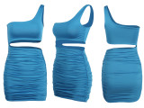 Cut Out One Piece Club Short Dress