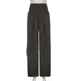 Workout Wide Leg Pocket Cargo Pants