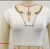 Short Sleeve U Neck Ribbed Crop Top