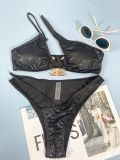 Snake Print 2 Piece Bikini Swimsuit 
