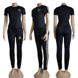 Short Sleeve T Shirt And Pant 2 Piece Set