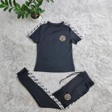 Short Sleeve T Shirt And Pant 2 Piece Set