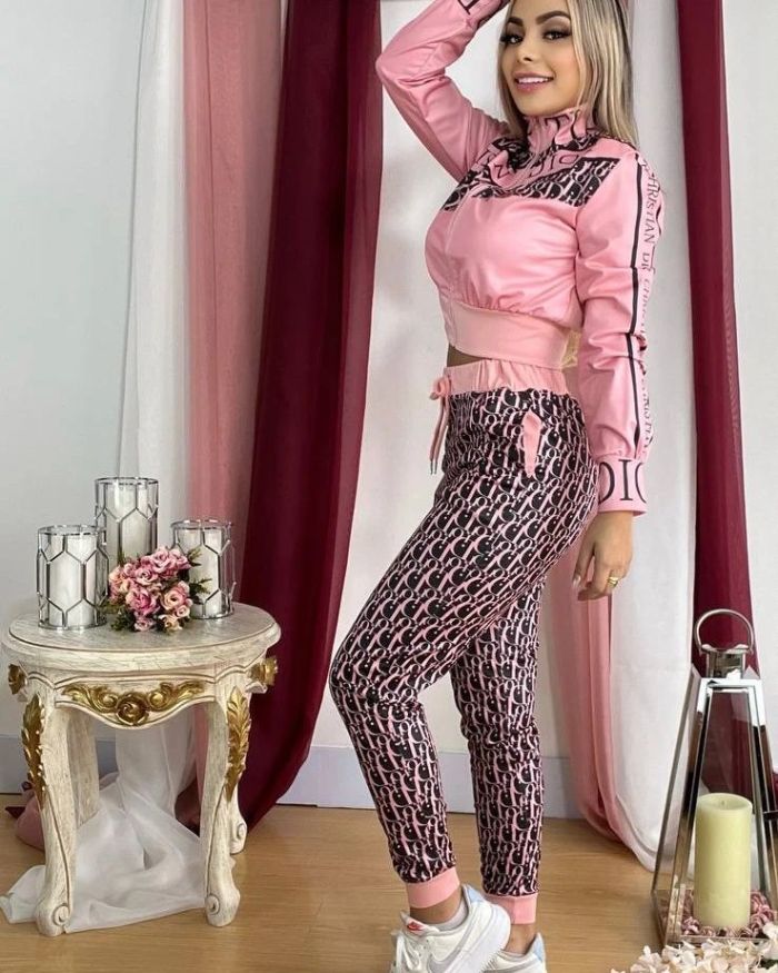 Fashion Printing Two-piece Set