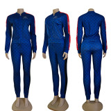 Letter Print 2 Piece Jogging Suit