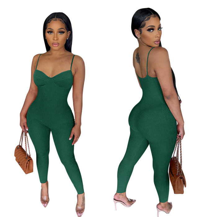 Sexy Sling Tight Bodycon Jumpsuit