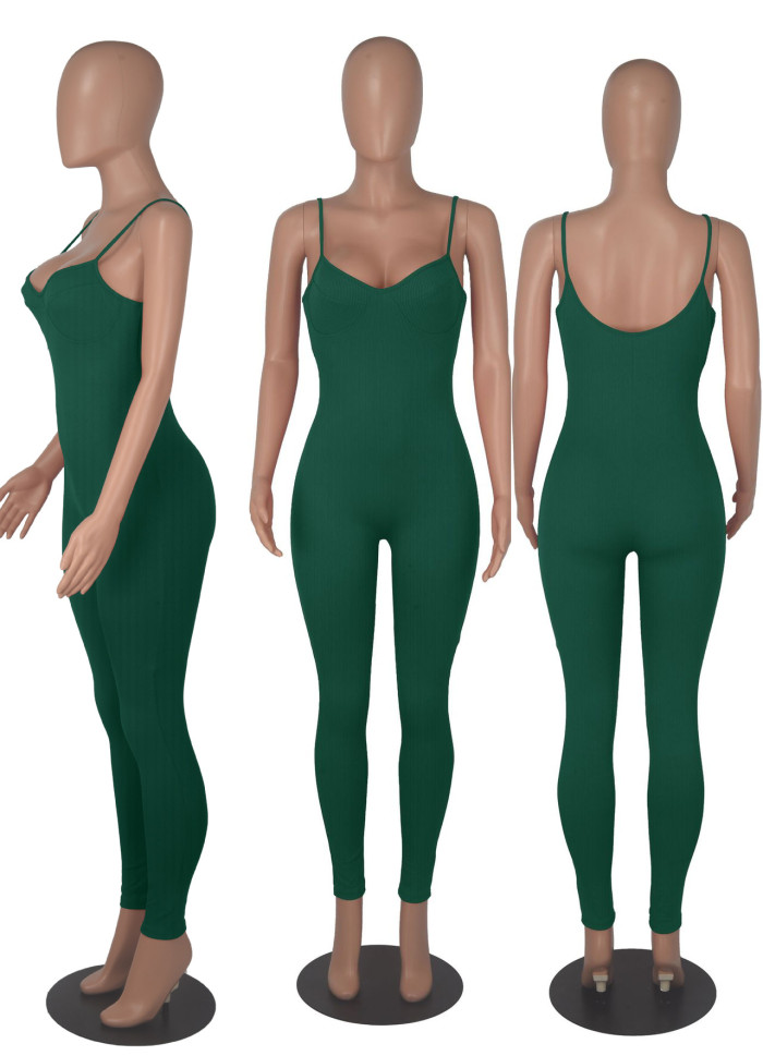 Sexy Sling Tight Bodycon Jumpsuit