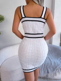 Knit Sling Bodycon Mini Dress