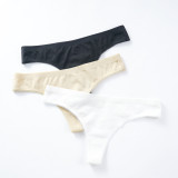 Cotton Low Rise Seamless Underwear Sexy Thong