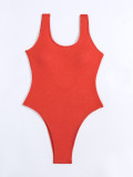 Show Back Sexy Women's Swimwear One Piece Swimwear Chain Jewelry Bikini