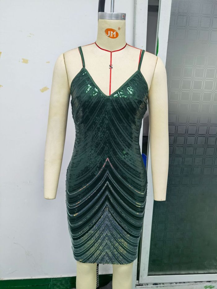 Sequin Cami Bodycon Dress
