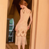 Sequin Fringed Party Flapper Dress