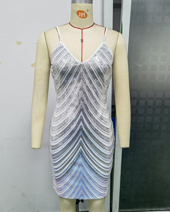Sequin Cami Bodycon Dress