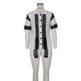 Hollow Out Knitted Matching Outfits