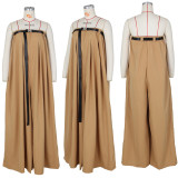 Off Shoulder Wide Leg Loose Jumpsuit