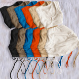 Drawstring Tank Top and Short Set