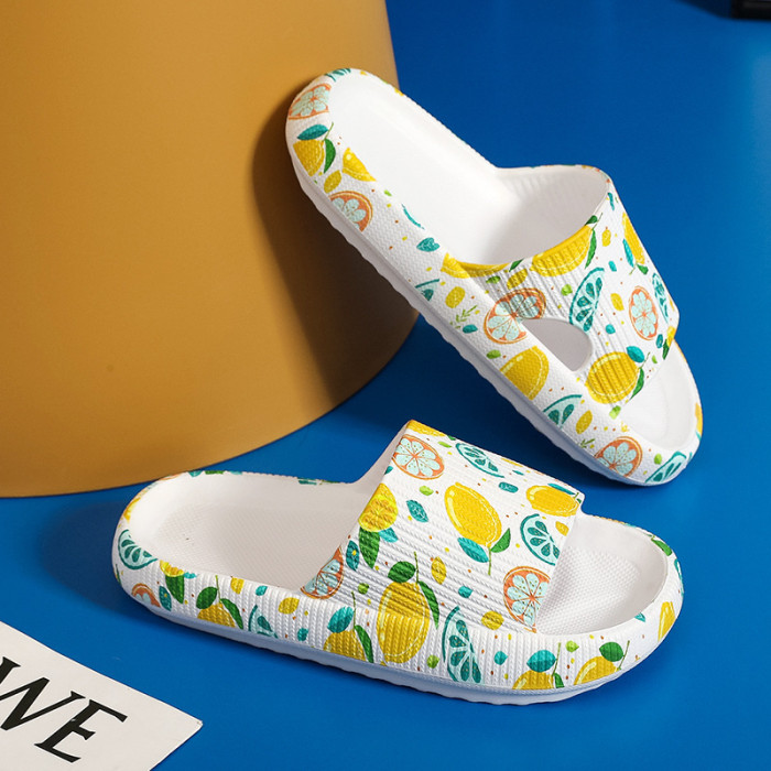 Wholesale Summer Graffiti soft sandals Flip Flops slippers for women sandals