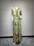 Muslim Goblin Gown New Print Hot Diamond Dress