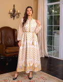 Muslim Abaya Embroidered Dress