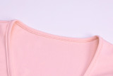 Tie Dew Umbilical Hair Long Sleeve T-shirt