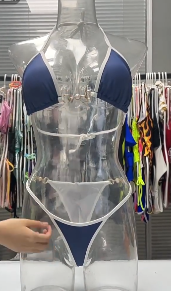 Women's Sexy Low Back Tie Two Pieces Swimsuit bikini