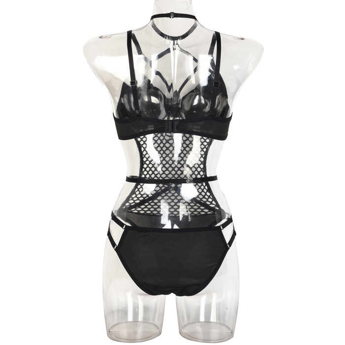 Shoptery Baddie Aesthetic Fishnet Swimsuit