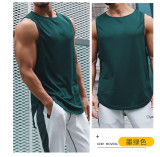 Men's Quick Drying Sports Tank Top Sleeveless Camisole Running Training Basketball Loose Fit Tank Top