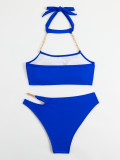 Women's Solid Color Two Pieces Swimsuit Sexy Bikini