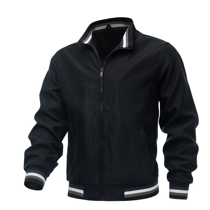 Solid Men's Athletic Jacket