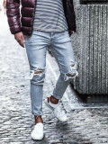 Men's Distressed Skinny Jeans