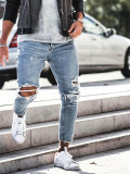 Men's Distressed Skinny Jeans