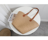 Spacious Capacity Seaside Getaway Handwoven Tote Bag for Women