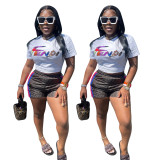 Women's Casual Short Sleeved Set