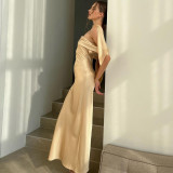 One-Shoulder Strapless Backless Dress