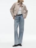 Collar Turn-Down Long Sleeve Soft Jacket Coat