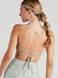 Beaded Nightclub Party Mini Dress
