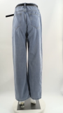 Fashionable  Low Waist Retro Printed Straight Leg Jeans