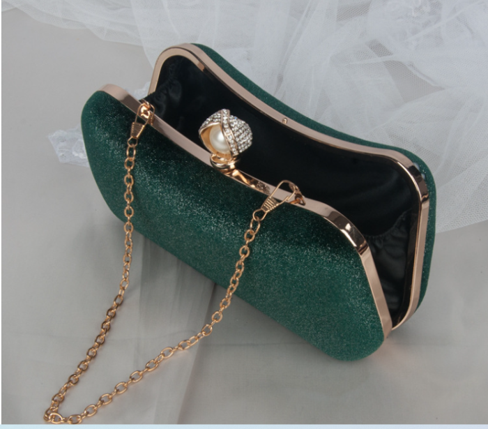 Velvet Ironing Gold Evening Bag Vintage Party Handbag Noble Lady Banquet Bag Cheongsam Dress Bag
