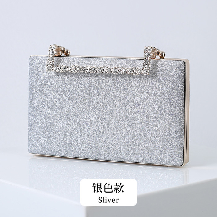 IHOOV Glitter Diamond Embellishments Party Clutch Bag