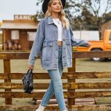 Classic Loose-Fit Denim Casual Jacket