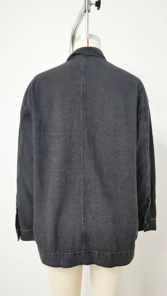 Classic Loose-Fit Denim Casual Jacket