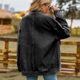 Classic Loose-Fit Denim Casual Jacket