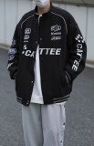 Loose Embroidered Bomber Jacket
