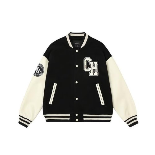 HINISM badge series vintage Baseball Jacket for men