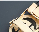 Automatic Buckle Men's Business Genuine Leather Belt