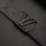 Men's H Monogram Belt with Vintage Pattern