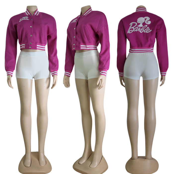 Barbie Embroidered Women's Jacket