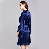 Satin Home Bathrobe and Sleepwear