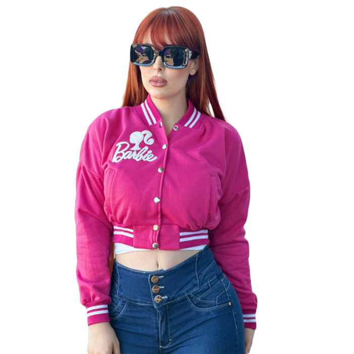 Barbie Embroidered Women's Jacket